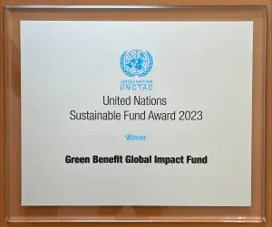 green benefit ist Gewinner des United Nation Sustainable Fund Award 2023 1 United Nations - Sustainable Fund Award 2023 - green benefit Global Impact Fund